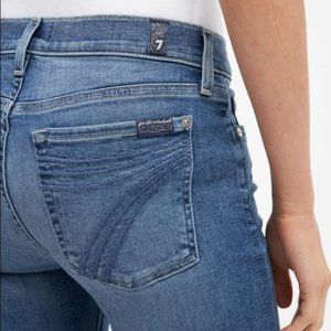 NWOT! 7 for All Mankind "Dojo" Mid-Rise Wide-Leg Jeans